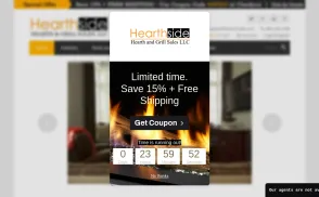 Hearthside Distributors / Hearth and Grill Sales website