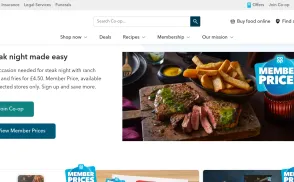 The Co-operative Food website