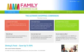 Family Shopping Club website