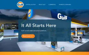 Gulf Oil website