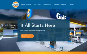 Gulf Oil website