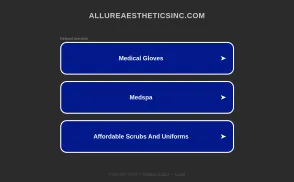 Allure Aesthetics website