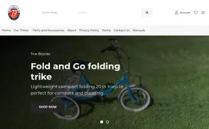 True Bicycles website