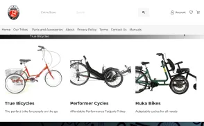 True Bicycles website