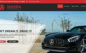 Marra Motorcars website