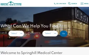 Springhill Medical Center (SMC) website
