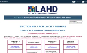 HCIDLA (Los Angeles Housing Community Investment Department) website