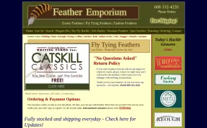 The Feather Emporium website