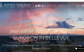 Aesthetic Facial Plastic Surgery / Dr. Philip Young website