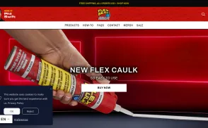 Flex Seal website