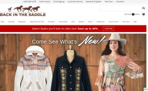 Back In The Saddle website