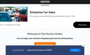 Horizon Outlet Store website