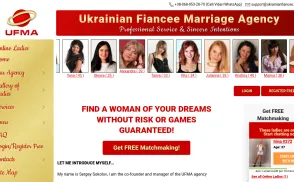 Ukrainian Fiancee Marriage Association [UFMA] website