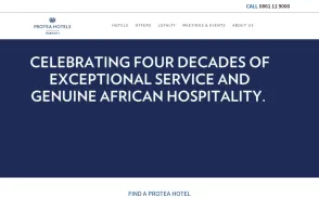 Protea Hotels website