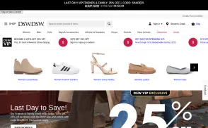 Designer Shoe Warehouse [DSW] website