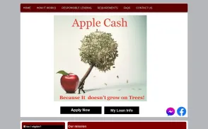 1500Cash.ca / Payday Loans & Cash Advances Company website