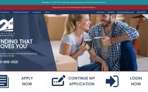 21st Mortgage website