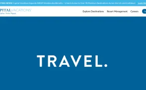 Capital Vacations / Capital Resorts Group website