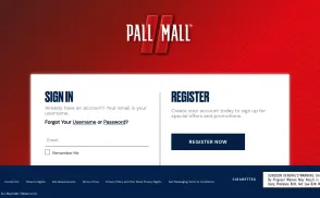 Pall Mall Cigarettes website