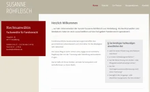 Susanne Rohfleisch (Lawyer) website