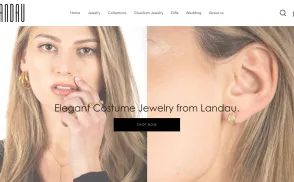 Landau Jewelry website