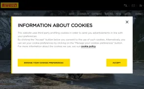 Pirelli website