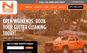Ned Stevens Gutter Cleaning & General Contracting website