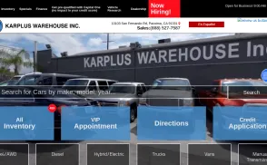 Karplus Warehouse website