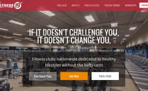 Fitness 19 website