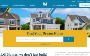LGI Homes website