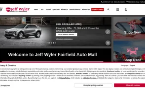 Jeff Wyler Fairfield Auto Mall website