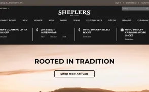 Sheplers website