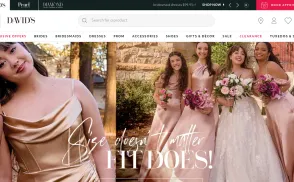 David's Bridal website