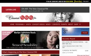 Classical 96.3 FM website