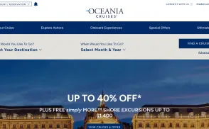 Oceania Cruises website