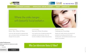 Dentox Botox Training website