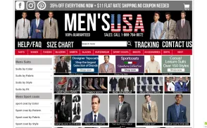 Men's USA website