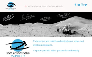Zarelli Space Authentication website