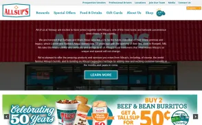 Allsups Convenience Stores website