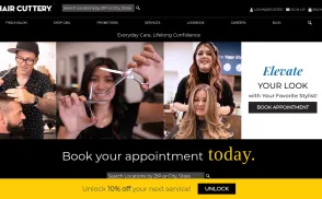 Hair Cuttery website