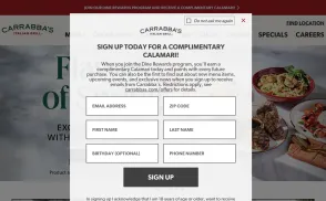 Carrabba's Italian Grill website