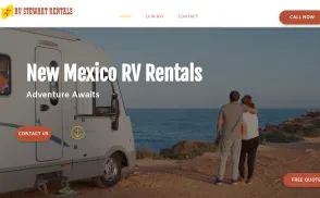 New Mexico RV Rentals / RV Stewart Rentals website