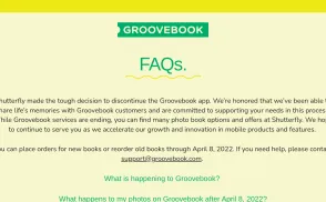 GrooveBook website