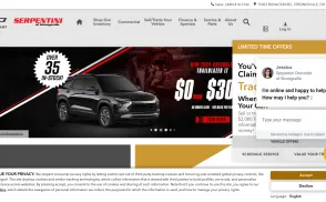 Serpentini Chevrolet of Strongsville website
