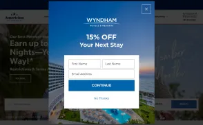 Wyndham Vacation Ownership website