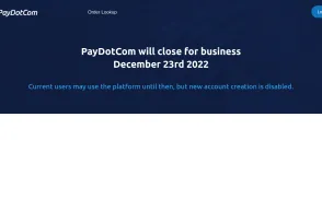 PayDotCom.com website