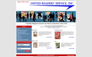 United Readers Service website