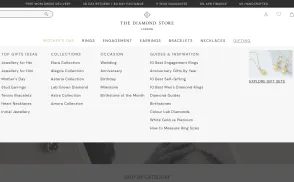 The Diamond Store website