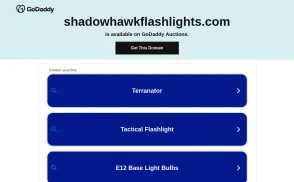 ShadowhawkFlashlights website