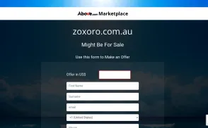 Zoxoro website